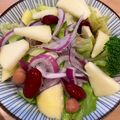 Lilysuke's cooksnap of when they made りんごと鶏ささみとビーンズのパワーサラダ.