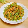 ルパンのかあさん☆彡's cooksnap of when they made お弁当にも♪ピーマンと人参の簡単きんぴら.