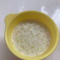 ざっくみー☆'s cooksnap of when they made 離乳食 りんご豆乳寒天.