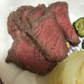 ベビーピグ's cooksnap of when they made 冷凍から焼くローストビーフ.