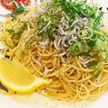 DonAoyama's cooksnap of when they made しらすのレモンバター醤油パスタ　ランチに.