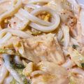 おちょぼっくる's cooksnap of when they made 簡単すぎる！キムチクリームうどん☆.