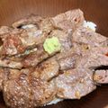 かつぞう☆'s cooksnap of when they made 牛サイコロステーキ☆ワサビ醤油バター焼き.