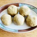 ボブナナ's cooksnap of when they made あんこたっぷり、茶まんじゅう(利休饅頭).
