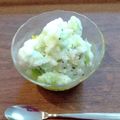 じょーじょー's cooksnap of when they made 梅シロップde梅ミルクシャーベット.