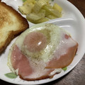 四児のハハ's cooksnap of when they made 安定したハムエッグ.