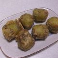 きらり流れ星's cooksnap of when they made 竹輪チーズのカレー揚げ.