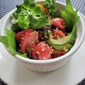 辰夫女子's cooksnap of when they made キュウリとトマトの塩昆布サラダ.