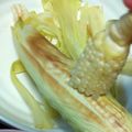 ぷりんちょこ♪'s cooksnap of when they made 皮付きヤングコーンの食べ方.