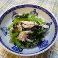 えるえる２８６'s cooksnap of when they made 小松菜と鶏ササミのナムル.