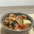 ikuta925's cooksnap of when they made 脂肪燃焼スープ.
