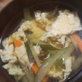 ソラねこ22's cooksnap of when they made 簡単！きゅうりと卵のサンラータン風スープ.
