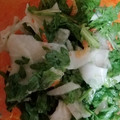 あんこだよ。's cooksnap of when they made ピーラー大根と生春菊のサラダ 簡単一品.