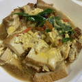 papikun's cooksnap of when they made 厚揚げとねぎの卵とじ.