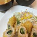 虫義ari's cooksnap of when they made 薄切り豚ロースで！ポパイチーズ棒カツ.