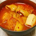 のんべぇヒロ's cooksnap of when they made 10分で完成こてっちゃん豆腐キムチチゲ鍋.