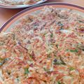 ☆３匹の子ぶた☆'s cooksnap of when they made 玉ねぎと挽き肉のふわふわ焼き(お好み焼）.