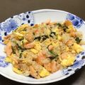 居酒屋まるみ's cooksnap of when they made 〖ヘルシー♪鮭炒飯〗.