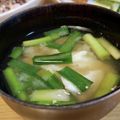 τомоко's cooksnap of when they made ニラたまのお味噌汁.