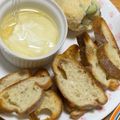 食べるの大好き♪♪'s cooksnap of when they made チーズ豆腐♡バケット&はちみつ添え.