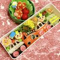 なつき☆ミ's cooksnap of when they made 男の子弁当 *パトカー・救急車・消防車*.