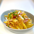 かっちゃん杉's cooksnap of when they made じゃが芋とベーコンのカレーマヨ炒め.