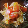 なまけもの's cooksnap of when they made 玉ねぎとトマトの中華風酢の物.