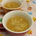赤い電話's cooksnap of when they made かきたま汁！.