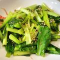 ゆめみるぽよぽよ's cooksnap of when they made 小松菜のバターしょうゆ炒め.