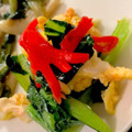 MULA's cooksnap of when they made 紅ショウガと卵とじ.