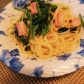 ぴぴ１６'s cooksnap of when they made ほうれん草とベーコンの和風パスタ.