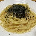 happynonta's cooksnap of when they made 簡単に明太子パスタ.