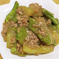 ふみこばあ's cooksnap of when they made 挽肉と夕顔のとろ～り炒め煮.