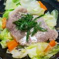 プルンバゴ's cooksnap of when they made 塩鮭のフライパン蒸し.