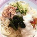 こにかな's cooksnap of when they made 学童弁当。冷やしうどん.