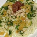 なななな♡MaMa's cooksnap of when they made さっぱり♪豚しゃぶの梅肉うどん.