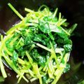 milestone★'s cooksnap of when they made 三つ葉のワサビあえ.