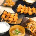 おもちまるとシャルル's cooksnap of when they made 【農家のレシピ】なすとささみの串揚げ.