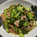 クックamicchi's cooksnap of when they made 青梗菜とベーコンの中華炒め♪.