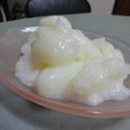 bababi's cooksnap of when they made 片栗粉で簡単牛乳わらびもち.