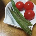 凪なぎ's cooksnap of when they made 【超速】5分で焼きオクラ.