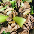 さのまる☆'s cooksnap of when they made 青梗菜と豚肉のオイスターソース炒め.