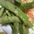 ちゃぎー's cooksnap of when they made 旬の豆の彩りおひたし.