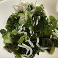 papikun's cooksnap of when they made わかめ、きゅうり、じゃこの酢の物.