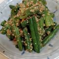 バキ子's cooksnap of when they made 冷凍インゲンで時短胡麻和え.
