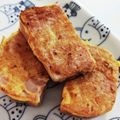 TOMOえ's cooksnap of when they made 韓国の定番手抜きおかず？卵つけスパム焼き.