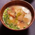 トモ２'s cooksnap of when they made ＊朝食に＊茄子と油揚げの味噌汁＊.