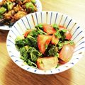 ハチワレねこ's cooksnap of when they made トマトとモロヘイヤのおかか和え.