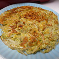 卯月のうさぎ２０１４'s cooksnap of when they made 簡単！おからパウダー☆もやしお好み焼き.