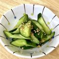 にきけん's cooksnap of when they made カンタン酢できゅうりの中華風即席漬け.